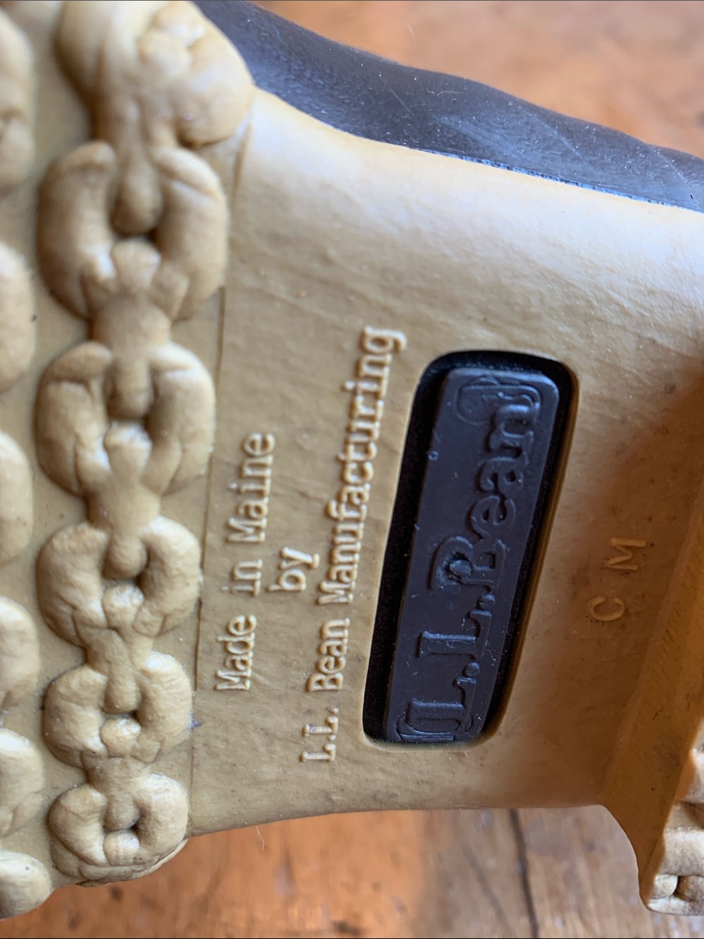 L.L. Bean Maine Hunting Two-Tone Tan and Dark Brown Boot Sole - Picture 2 of 16